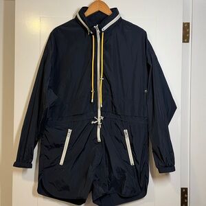 Women's Navy Windbreaker Jacket